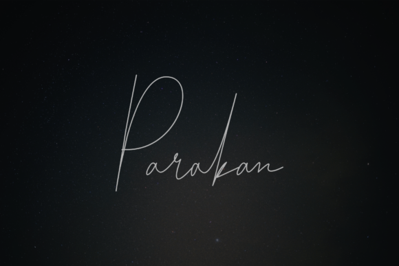 Parakan Script Font Poster 1