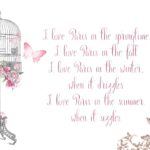 Paris in the Spring Font Poster 5