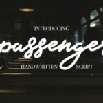 Passenger Font Poster 1