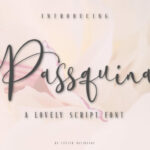 Passquina Font Poster 1