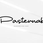 Pasternak Font Poster 1