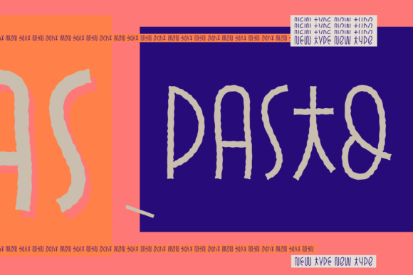 Pasto Font Poster 1