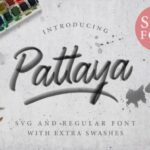 Pattaya Font Poster 1