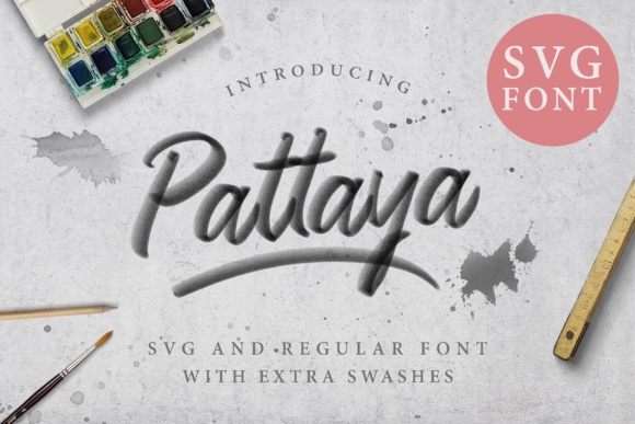 Pattaya Font Poster 1