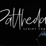Pattheda Script Font Poster 1