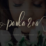 Paula Eva Script Font Poster 2