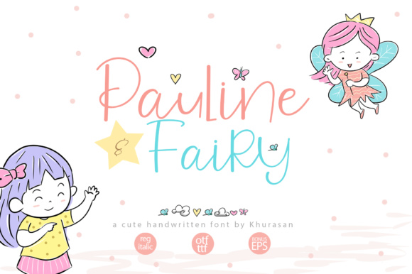 Pauline & Fairy Font Poster 1