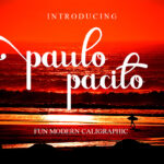 Paulo Pacito Font Poster 1