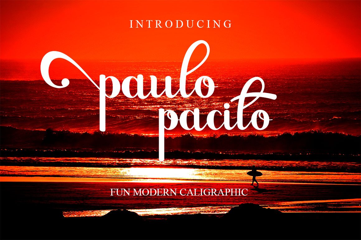 Paulo Pacito Font Poster 1