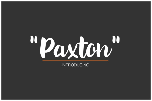 Paxton Font
