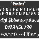 Paxton Font Poster 8