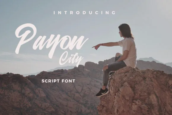 Payon City Font Payon City Font Poster 1