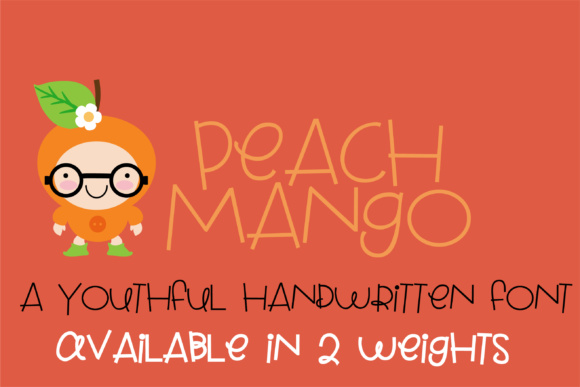Peach Mango Font Poster 1