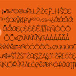 Peach Mango Font Poster 2