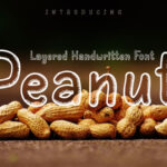 Peanut Font Poster 1