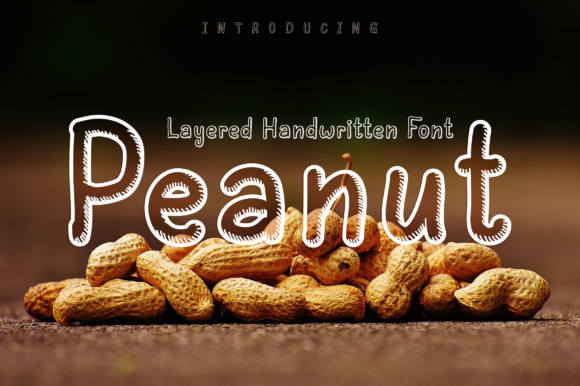 Peanut Font Poster 1
