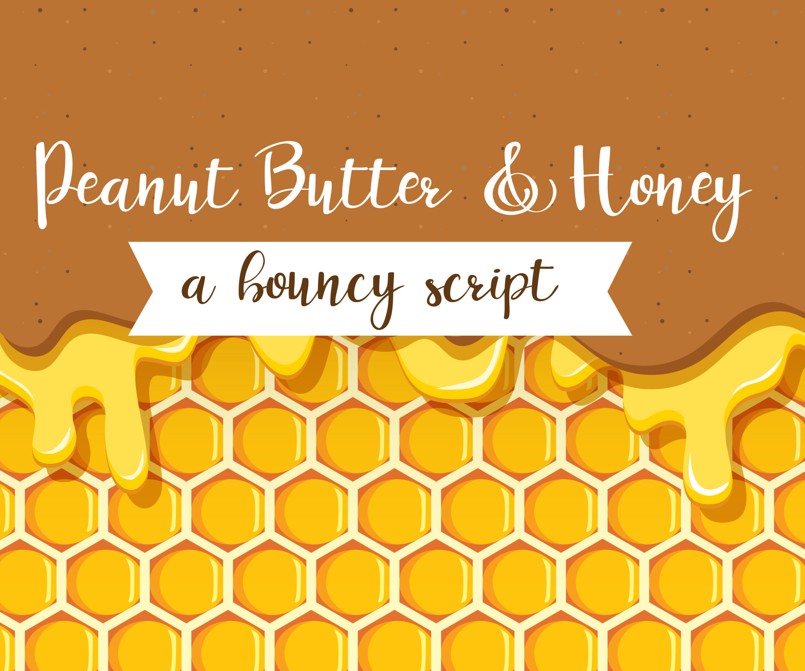 Peanut Butter and Honey Font
