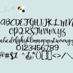Peanut Butter and Honey Font Poster 2