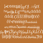 Peanut Butter and Honey Font Poster 3