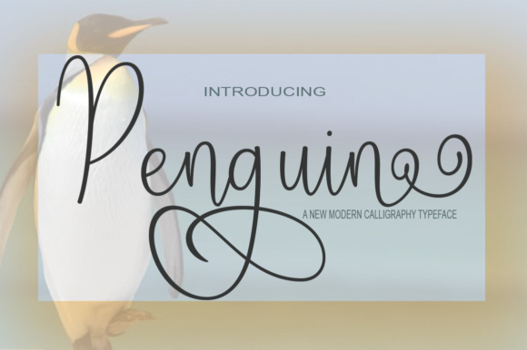 Penguin Font Poster 1