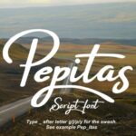 Pepitas Font Poster 2