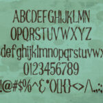 Peppermint Font Poster 2