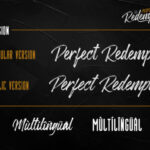 Perfect Redemption Duo Font Poster 11