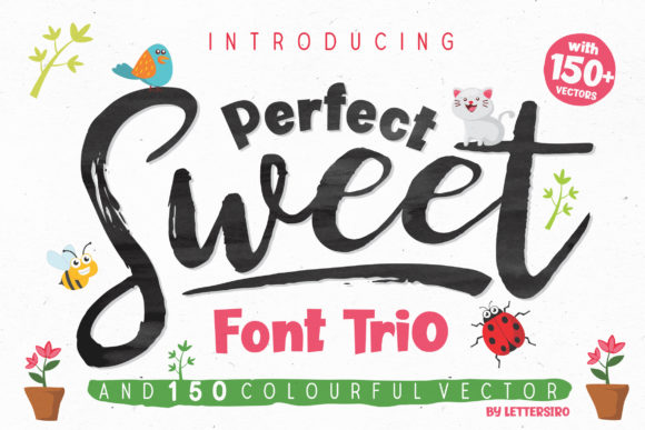 Perfect Sweet Trio Font Poster 1