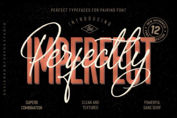 Perfectly Imperfect Family Font Poster 1
