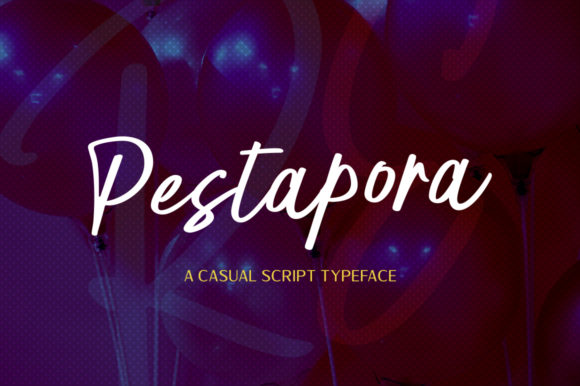 Pestapora Font Poster 1