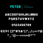 Peter Quincy Font Poster 6