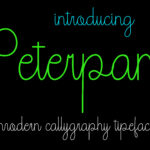 Peterpan Font Poster 1