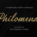 Philomena Font Poster 1