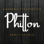 Phitton Font Poster 1