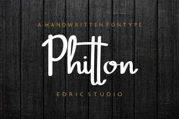 Phitton Font Poster 1