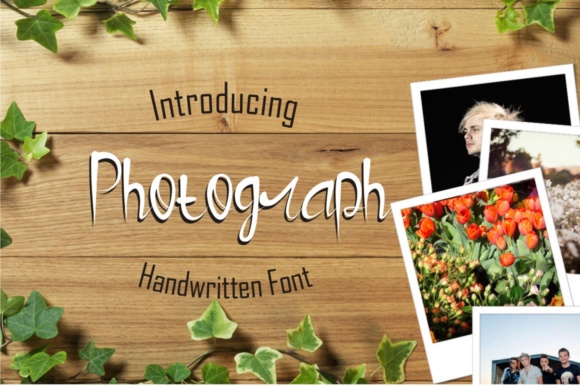 Photograph Font Poster 1