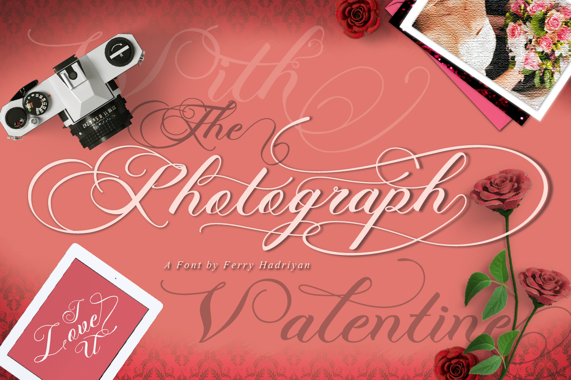 Photograph Font Poster 1