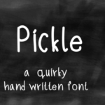 Pickle Font Poster 1