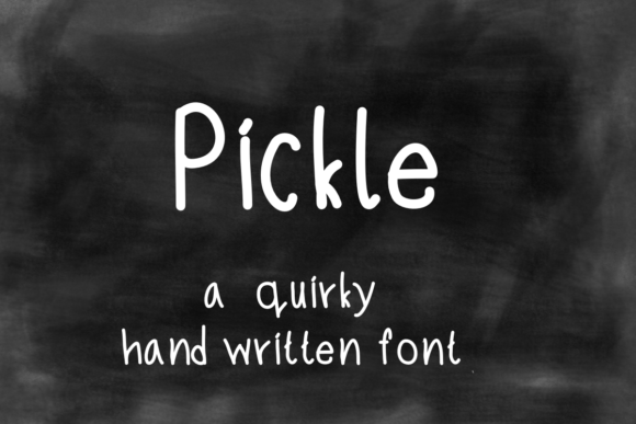 Pickle Font Poster 1