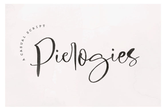 Pierogies Script Font