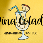 Pina Colada Font Poster 1