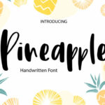 Pineapple Font Poster 1