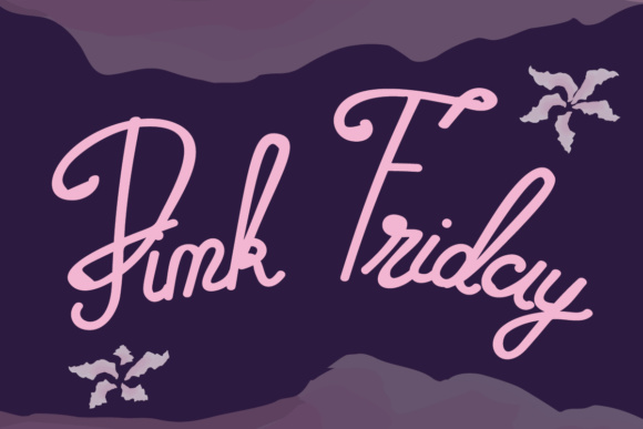 Pink Friday Font Poster 1