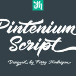 Pintenium Font Poster 1