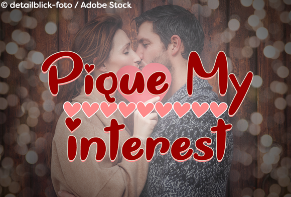 Pique My Interest Font Poster 1
