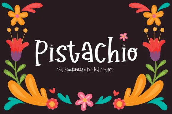 Pistachio Font Poster 1