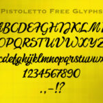 Pistoletto Font Poster 11