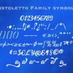Pistoletto Font Poster 14