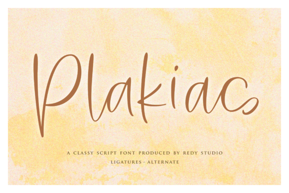 Plakias Font Poster 1