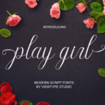 Play Girl Font Poster 1